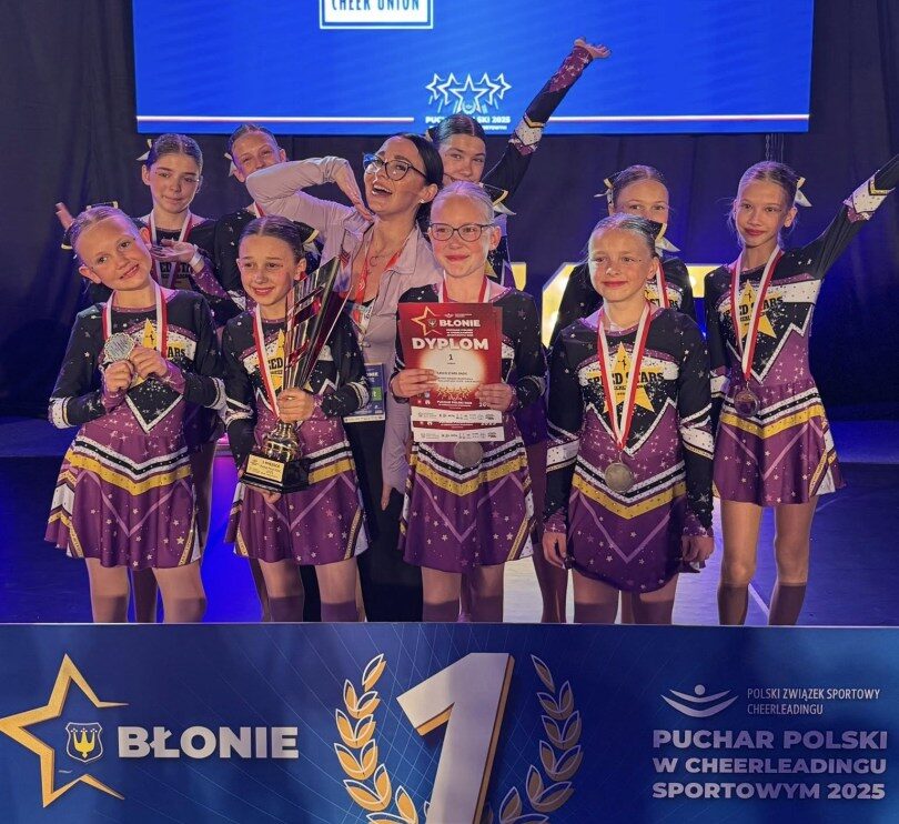 Speed Stars Cheerleaders Rydzyna zdominowali Puchar Polski! Złote występy w Błoniu