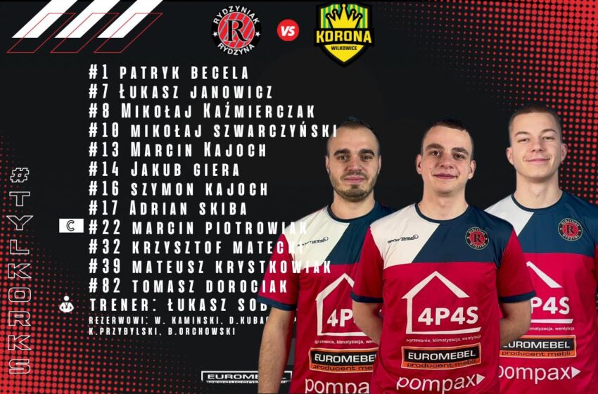 Emocje do końca! Rydzyniak Rydzyna ulega Koronie Wilkowice