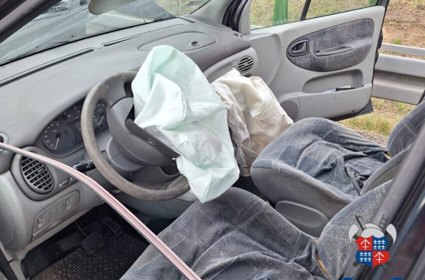  Zasnął za kierownicą. Zdarzenie drogowe na S5 w kierunku Poznania