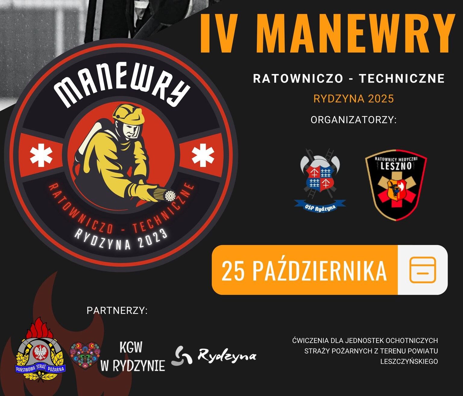 Razem dla bezpieczeństwa – IV Manewry Ratowniczo-Techniczne w Rydzynie