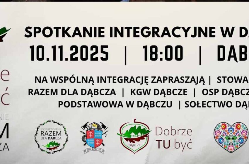 Festyn integracyjny w Dąbczu w ramach projektu „MOC MAŁYCH SPOŁECZNOŚCI”