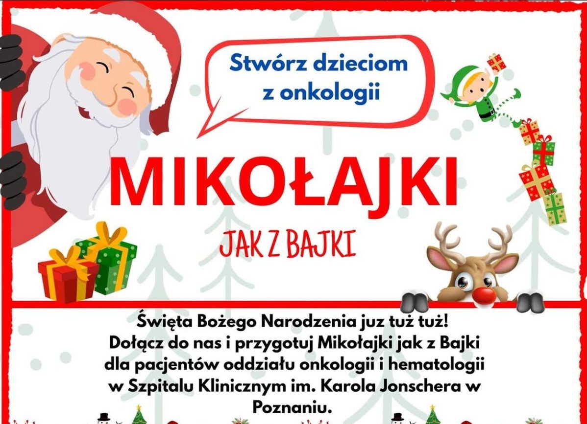 „Rydzynianka” pomaga w akcji „Mikołajki jak z bajki” dla dzieci z onkologii