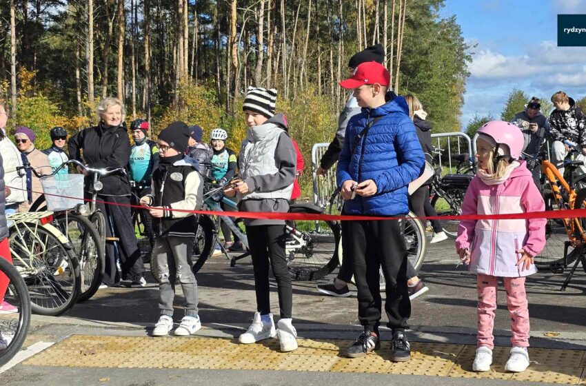 Symboliczne otwarcie ścieżki rowerowej Kłoda – Tarnowa Łąka