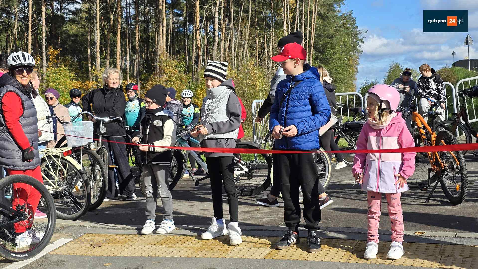 Symboliczne otwarcie ścieżki rowerowej Kłoda – Tarnowa Łąka