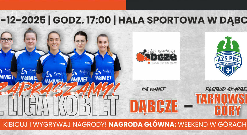  1. liga (k): W sobotę hit! Wicelider przyjeżdża do Dąbcza!