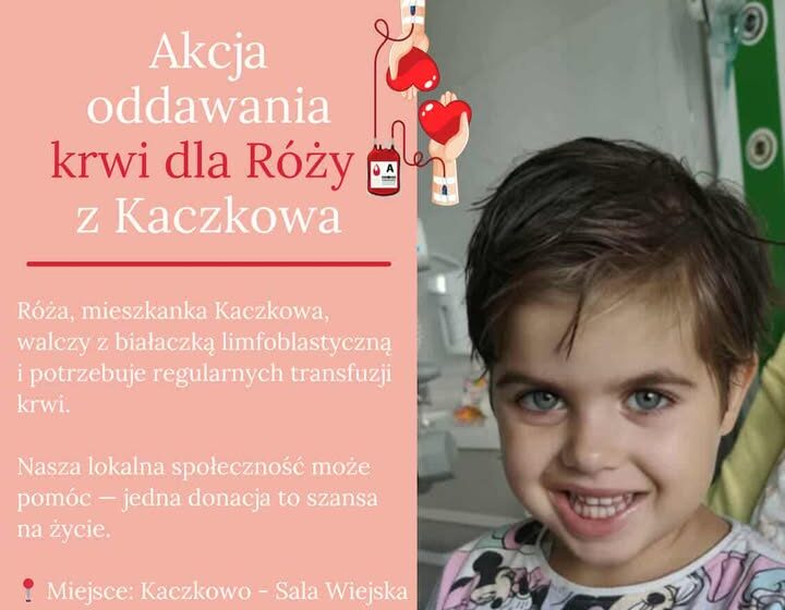  Akcja oddawania krwi dla Róży z Kaczkowa