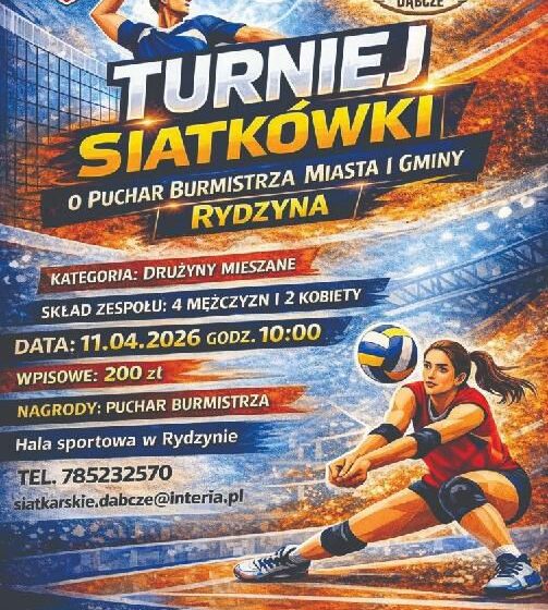  Turniej Siatkówki o Puchar Burmistrza Miasta i Gminy Rydzyna