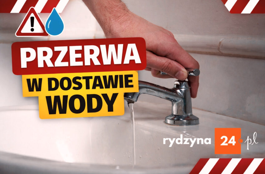  Przerwa w dostawie wody w gminie Rydzyna